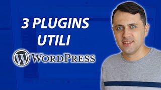 3 Plugins utili per il tuo sito WordPress [upl. by Hermes]