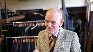 David Saxby talks about a vintage police cape  Mens Style [upl. by Daiz]