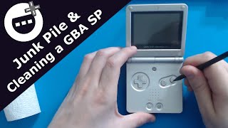 My Gaming Junk Pile Repair Todos and Cleaning a GBA SP [upl. by Retep]