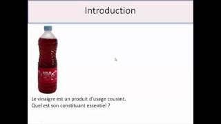 Les acides carboxyliques Introduction [upl. by Ennoirb]