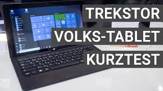 TrekStor SurfTab twin 116 VolksTablet Mein erster Eindruck  Deutsch [upl. by Lorin564]