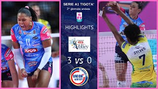 Novara vs Pinerolo  Highlights 2 Giornata Campionato 202425 Volley Femminile Serie A1 Tigotà [upl. by Yenaiv726]