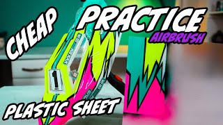 Practice Makes Perfect Painting  Airbrushing RC Bodyshells Cheap [upl. by Cortie]