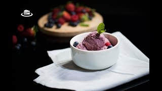 Inghetata cu Fructe de Padure reteta  Mixed Berry Ice cream [upl. by Birgitta]