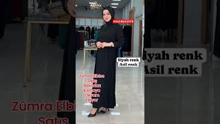 Zümra Elbise Elbise Modelleri Elifeminmoda Tesettür Giyim Whatsapp sipariş hattı 05438643378 [upl. by Yrrehs]