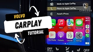 Volvo Apple CarPlay  How to Use and Activate [upl. by Divod]