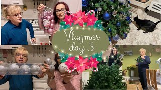 VLOGMAS DAY 3  FACCIO LALBERO A MIA MAMMA  ALTRI ACQUISTI DI NATALE  Eleonora Home [upl. by Eitirahc679]