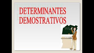 LOS DEMOSTRATIVOS en español [upl. by Jacquelyn788]