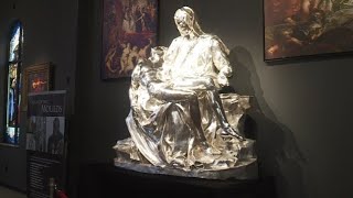 The Silver Pieta is The Largest Solid Silver Structure [upl. by Etolas994]