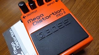 DEMO BOSS MD2 Mega Distortion Distortion [upl. by Charissa139]