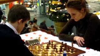 GM Magnus Carlsen vs IM Viktorija Cmilyte  BN Bank Blitz Norway [upl. by Mariette967]