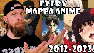 Every MAPPA Anime 20122023 Reaction [upl. by Ibor909]