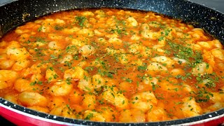 Gambas al pil pil en sarten receta fácil y deliciosas gambas [upl. by Cowley519]