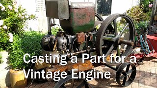 Metal Casting at Home Part 138 Vintage Engine Big End Oiler Ruston Hornsby [upl. by Grimona]