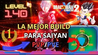 Dragon Ball Xenoverse 2 La mejor Build para Saiyan Guia de Atributos con la Mejor Super Alma [upl. by Gavin]