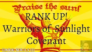 DARK SOULS 3 How to Rank up Warriors of Sunlight Covenant [upl. by Liman137]