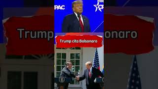 TRUMP CITA BOLSONARO viralvideo shortvideo shorts video fyp jesus feed reels deus fy fé [upl. by Eidorb]