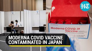 Moderna vaccine contaminated in Japan Stainless steel particles found in vials  Covid [upl. by Yrtsed]