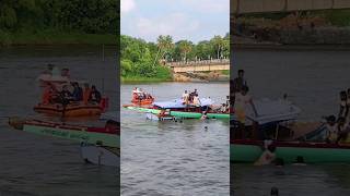 Shocking Collision Veeyapuram Chundan Crashes into Another Boat at Champions Boat League [upl. by Aubert]