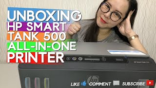 Unboxing HP Smart Tank 500 AllinOne Printer Perfect for Office School or Personal Use [upl. by Danyelle]