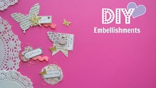 Diy Embellishments  Build Your Stash 12 [upl. by Elockcin]