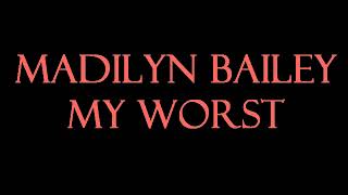 Madilyn Bailey  My Worst KaraokeInstrumental [upl. by Droffilc]