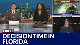 Team coverage Hurricane Milton clock ticking as FL braces for impact  FOX 13 Seattle [upl. by Yvad]