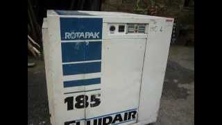 Fluidair Rotapak 185 CompressorMOV [upl. by Aciret]