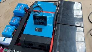 Sodium Ion Batteries and 2000VA Inverter Charger in VW Transporter T6 running a 2000W induction hob [upl. by Ispep]