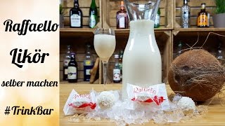 Raffaello Likör selber machen  Rezept  TrinkBar [upl. by Meta163]