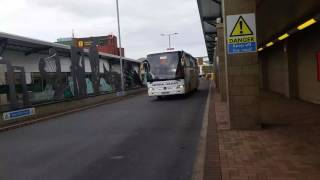 National Holidays Coach Departs Gateshead Interchange [upl. by Alleciram388]