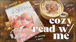 🧸read a BL manga wme daisy jealousy 1 hour no talking asmr light lofi🎧 [upl. by Nodal]