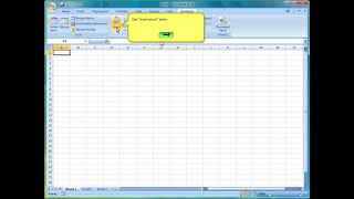 Using Barcode ActiveX in Excel 2007 [upl. by Airaet993]