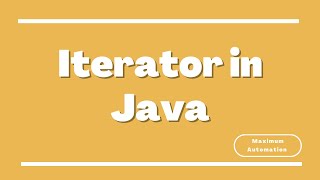 Iterator in Java  Difference between Iterator for each and for loop  When to use Iterator [upl. by Krawczyk69]