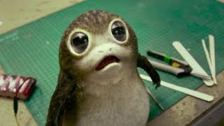 『スター・ウォーズ／最後のジェダイ』特別映像公開！レイの相棒ペンギンみたいな新キャラ“ポーグ”登場！ [upl. by Grubman]