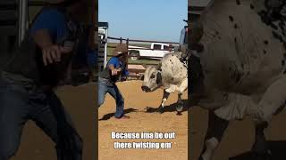 Dont let a mean bull catch you full vid on Dale Brisbys YT [upl. by Ecinahc54]