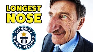 Life with the longest nose  Guinness World Records [upl. by Ecinwahs]