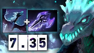 Виверна четверка через Mage Slayer  Winter Wyvern 735 DOTA 2 [upl. by Smail]