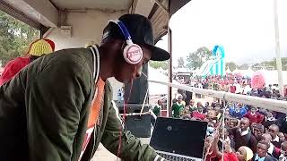 Agricultural show Machakos dj twista Live performance with Mumo tv [upl. by Anahsahs330]