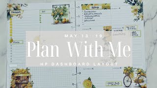 Weekly Plan With Me  HP Dashboard  Lemon Summer [upl. by Titania]