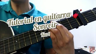 Sonreír Kurt cover y como tocar la canción en guitarra [upl. by Eelek872]