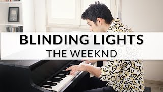 Blinding Lights  The Weeknd  Piano Cover  Sheet Music [upl. by Anaeli]