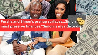 PORSHA Williams and Simon Guobadias Divorce Prenuptial agreement RHOA Falynn Pina amp DONT Destroy [upl. by Neom]