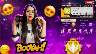 1 VS 2 CUSTOM  FREE FIRE LIVE WITH Div yt❤️‍🔥 Ffgirl divyt girllive [upl. by Ariek746]