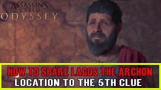 Assassins Creed Odyssey How to Spare Lagos the Archon  Peloponnesian League [upl. by Sekoorb]