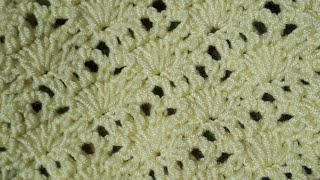 How to crochet the Lacy Shell Stitch [upl. by Chas]