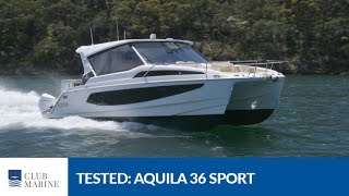 Aquila 36 Sport Boat Review  Club Marine TV [upl. by Lawrenson]