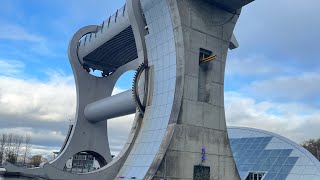 Falkirk wheel  The famous canal technique in Scotland  being used for centuries [upl. by Sherl262]