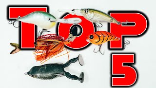 Top 5 Baits For September Bass Fishing [upl. by Lamrej]