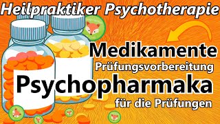 Heilpraktiker Psychotherapie Diese 5 PSYCHOPHARMAKA Medikamente PRÜFUNGSINHALTE musst DU wissen [upl. by Ecitsuj]